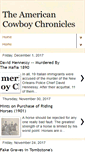 Mobile Screenshot of americancowboychronicles.com