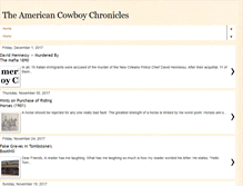 Tablet Screenshot of americancowboychronicles.com